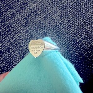 Tiffany & Co. heart ring size 4